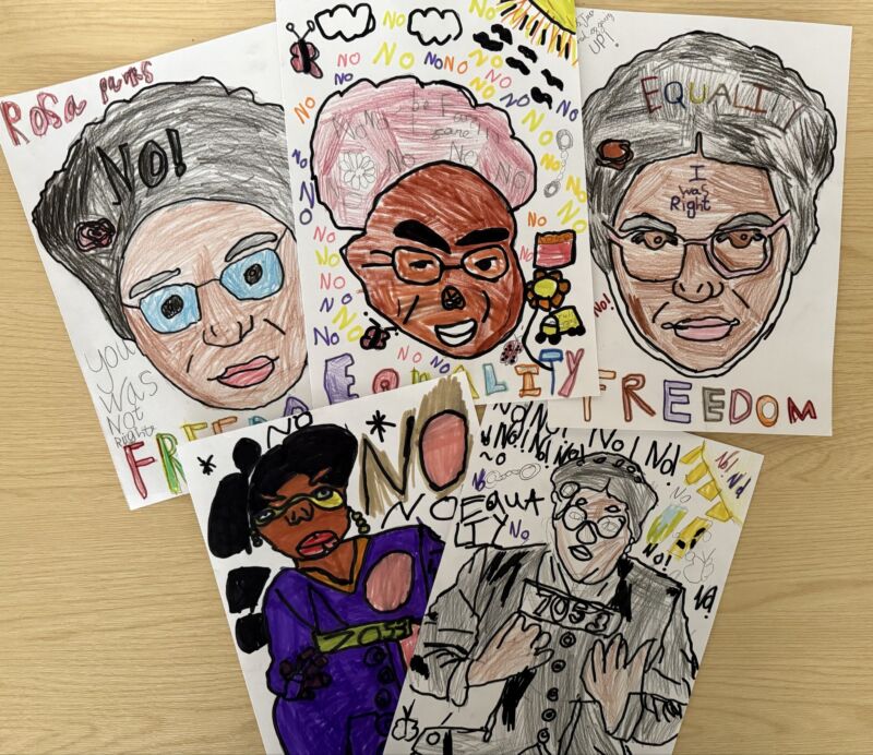 Image for the Tweet beginning: During #BlackHistoryMonth Class 6 were