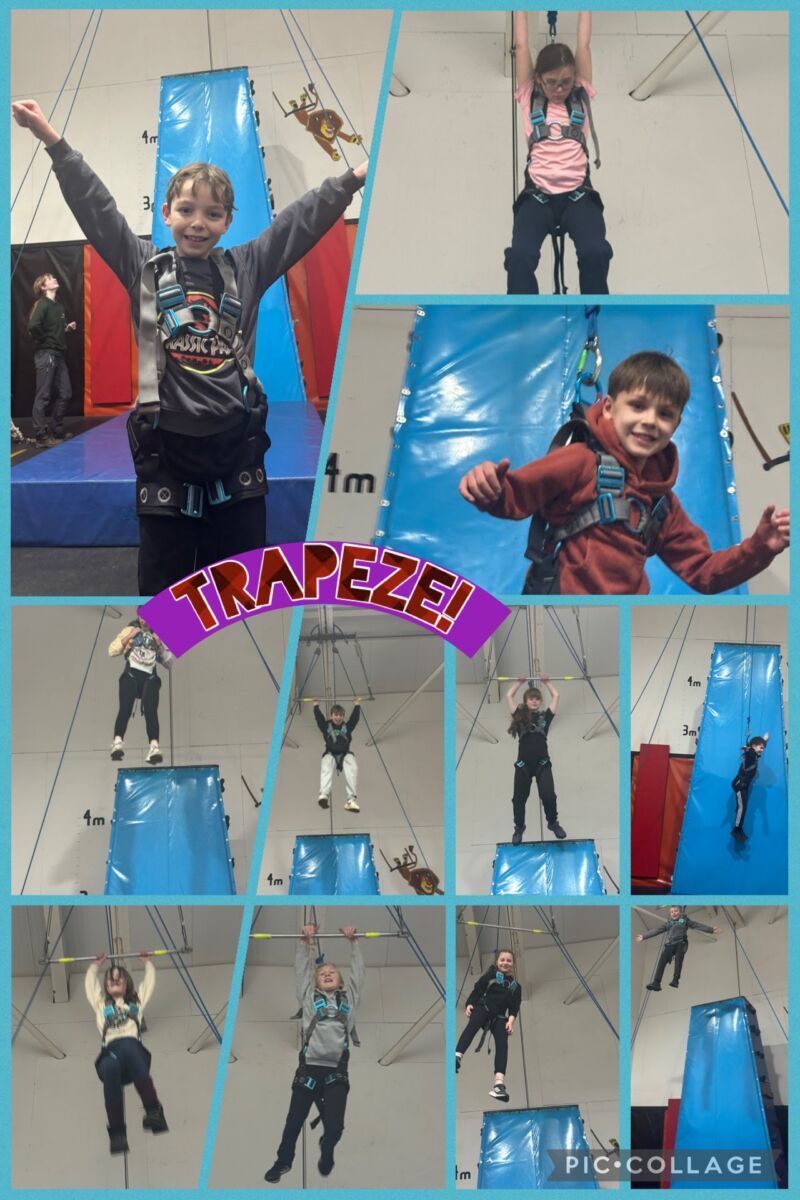 Image for the Tweet beginning: Trapeze was our final activity