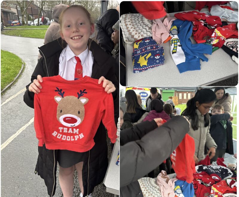 Image for the Tweet beginning: Our Christmas Jumper ‘swap shop’